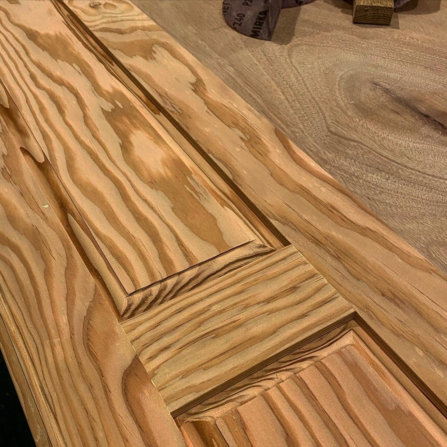 Herringbone oak flooring detail